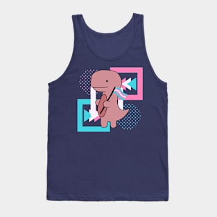 Trans Pride Cute Dinosaur Tank Top